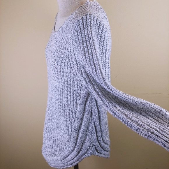 Papillon White Crew Neck Chunky Knit Sweater - Picture 2 of 8